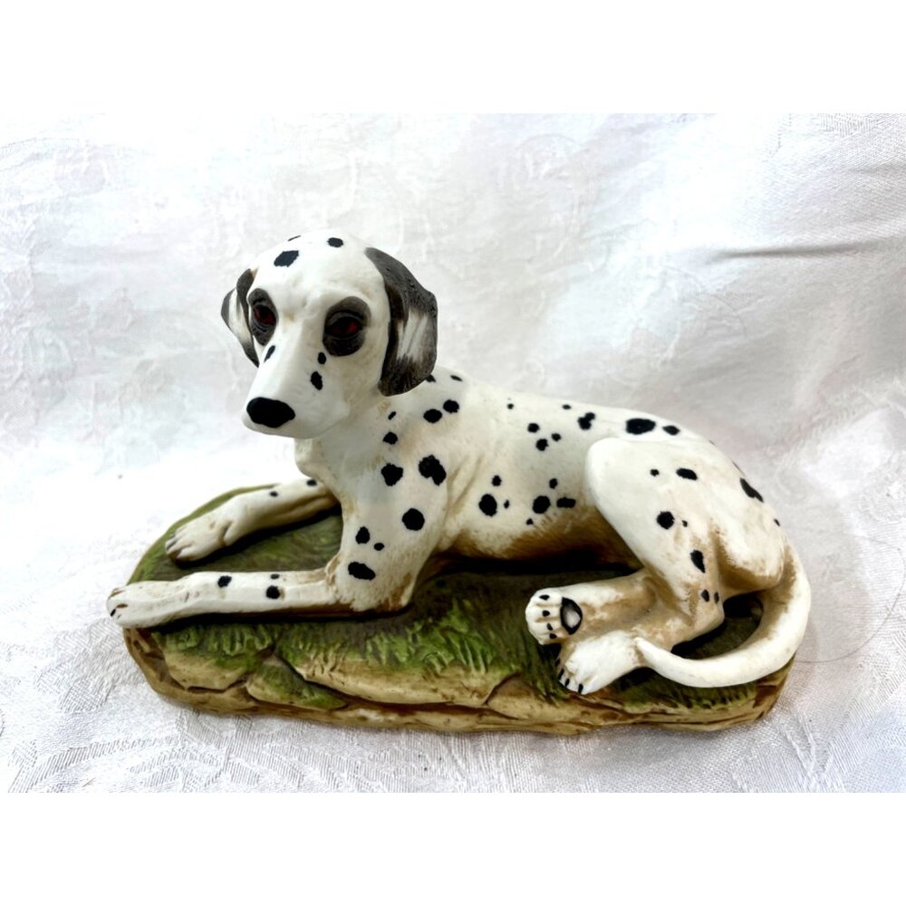 Homeco Dalmation Porcelain Figurine Dog Puppy Vintage